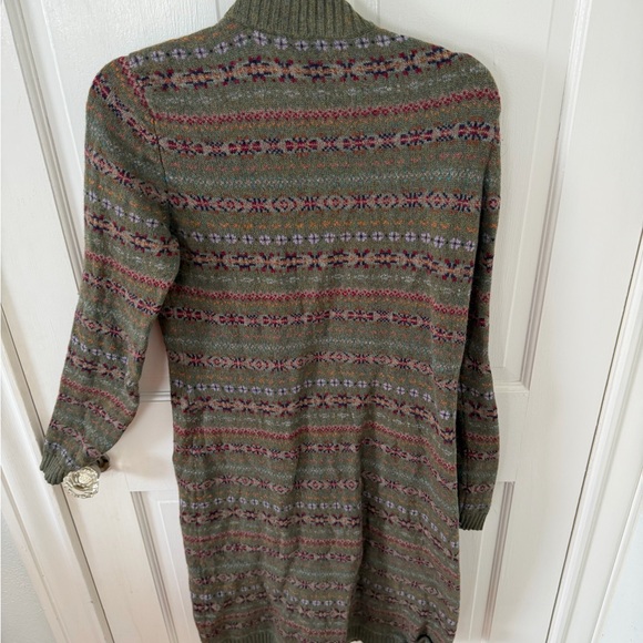 Ralph Lauren Olive Patterned Cardigan - Picture 3 of 3